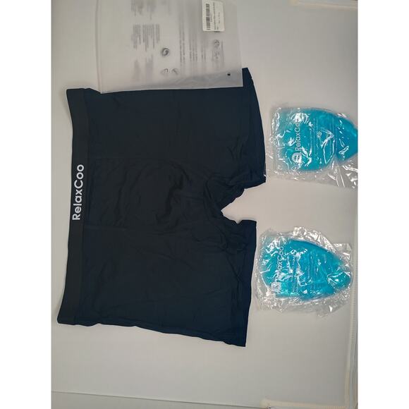 RelaxCoo Comfort Cooling Athletic Underwear Boxers (L) w/ 2 Gel Packs - New - Picture 1 of 4